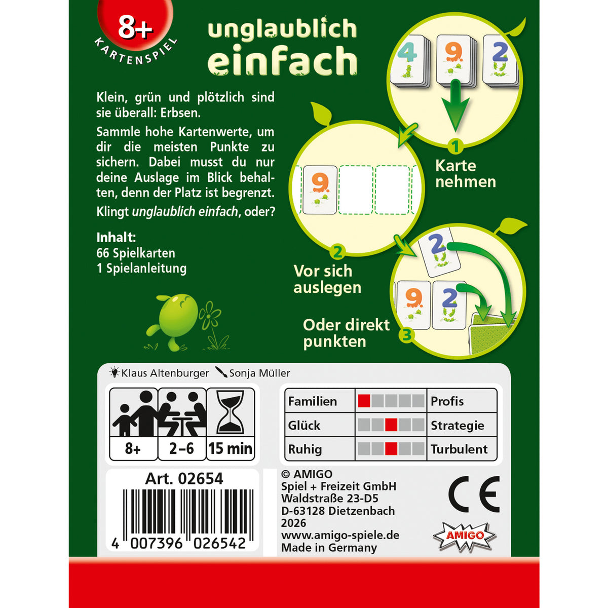 unglaublich einfach, Kartenspiel