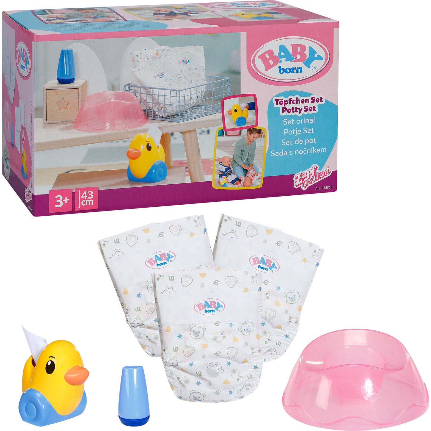 BABY born Töpfchen Set, Puppenzubehör