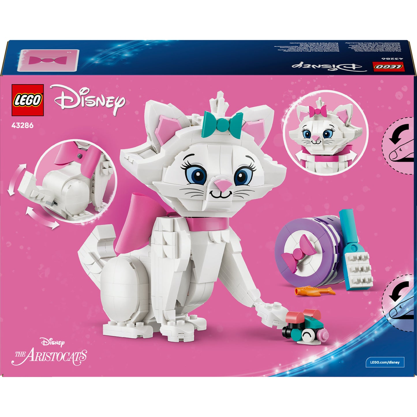 43286 Disney Classic Aristocats: Bezaubernde Marie, Konstruktionsspielzeug
