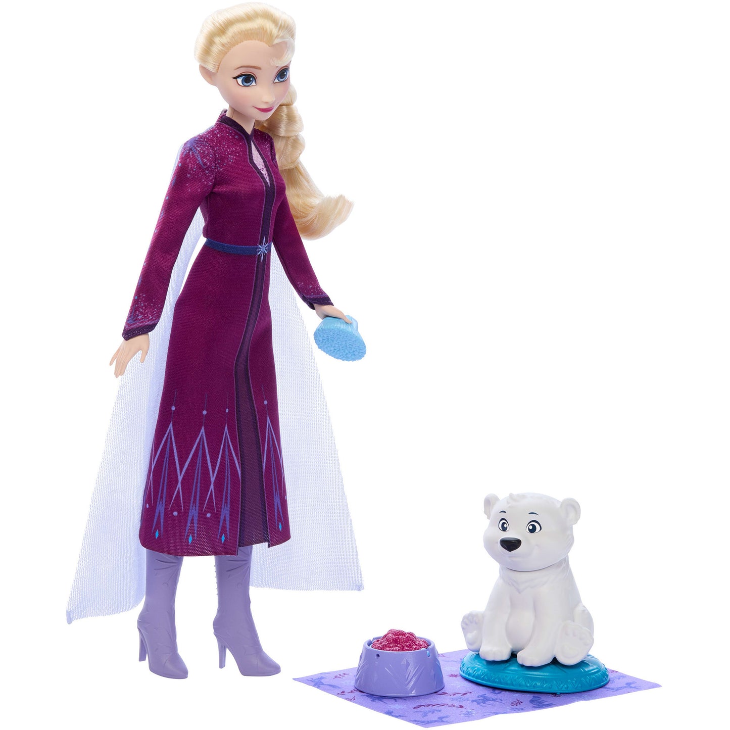 Disney Die Eiskönigin Elsa-Modepuppe und Eisbärenjunges-Figur