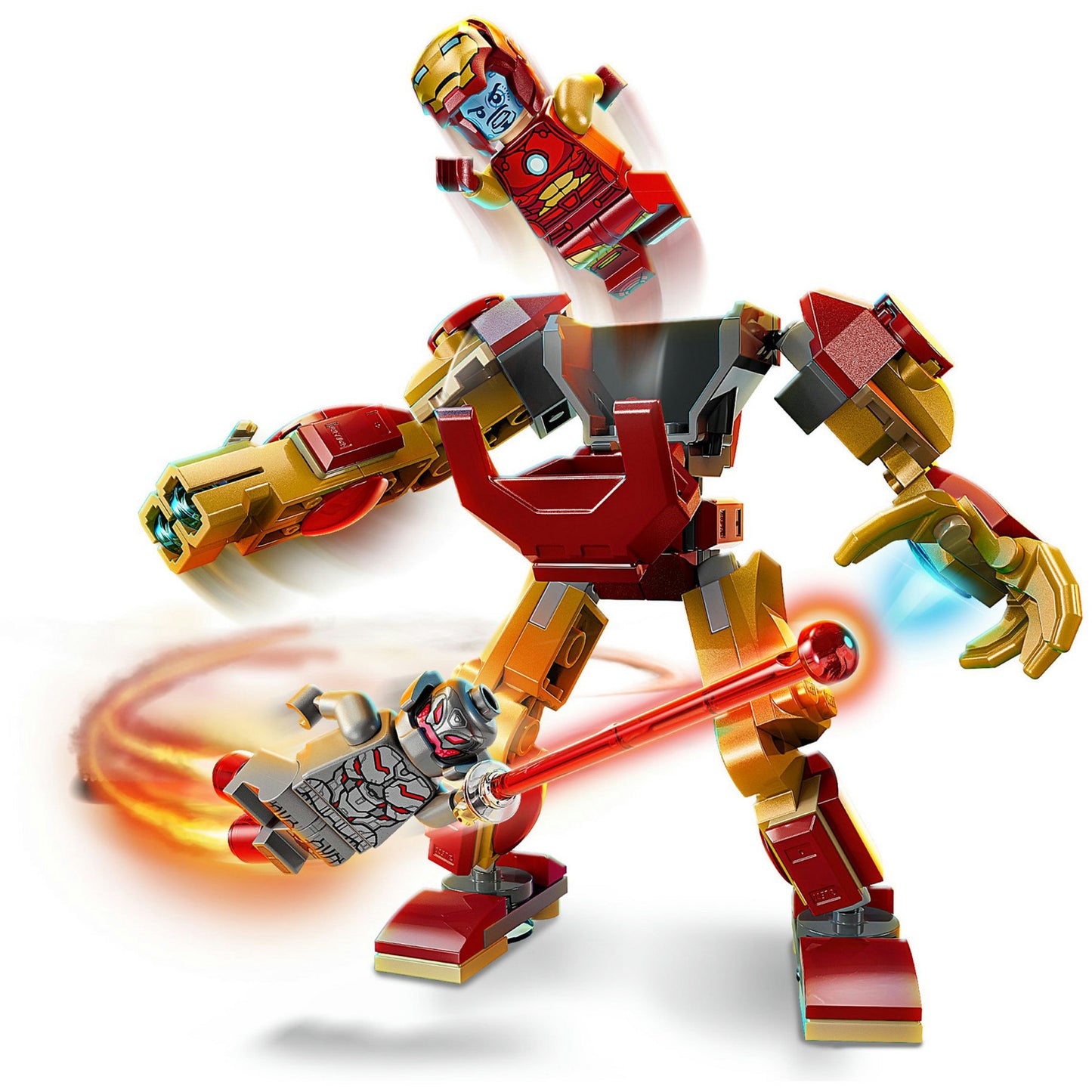 76307 Marvel Super Heroes Iron Man Mech vs. Ultron, Konstruktionsspielzeug