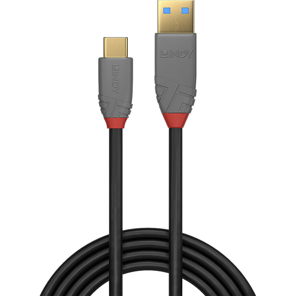 USB 3.2 Typ A an C Kabel, Anthra Line