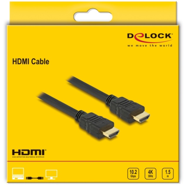 Kabel High Speed HDMI mit Ethernet Stecker > Stecker 4K