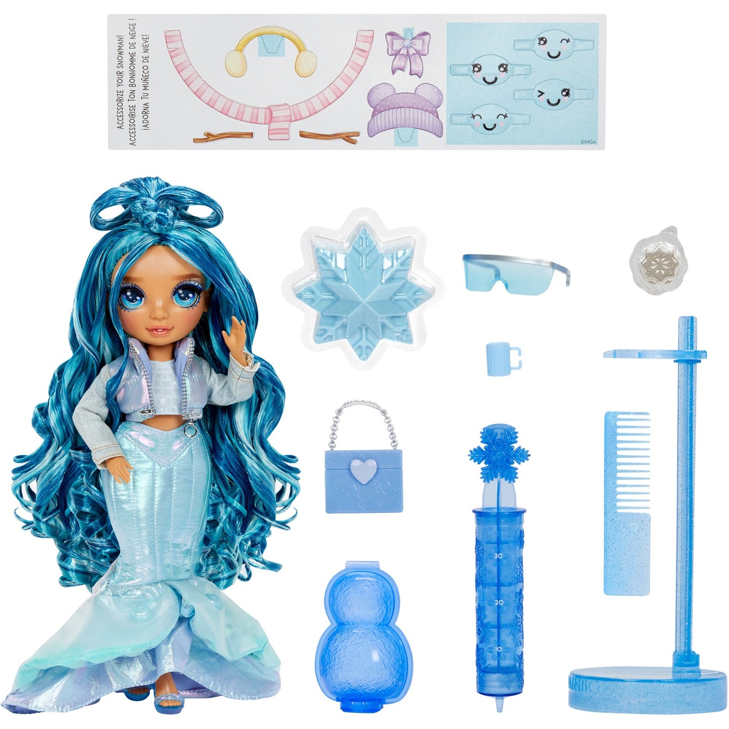 MGA Entertainment Rainbow High Winter Wonderland Doll - Bella (Blue)