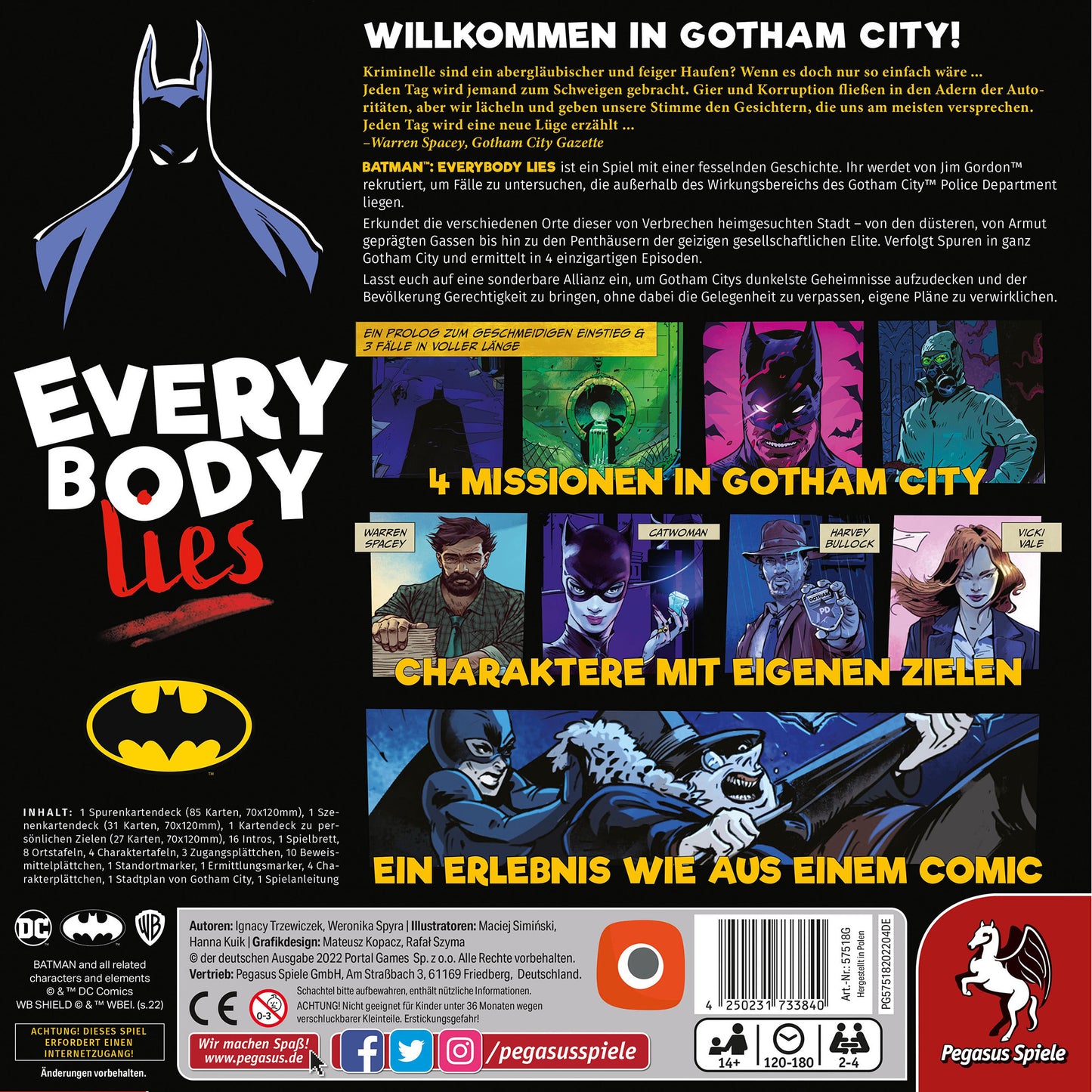 Portal Games: Batman - Everybody Lies, Brettspiel