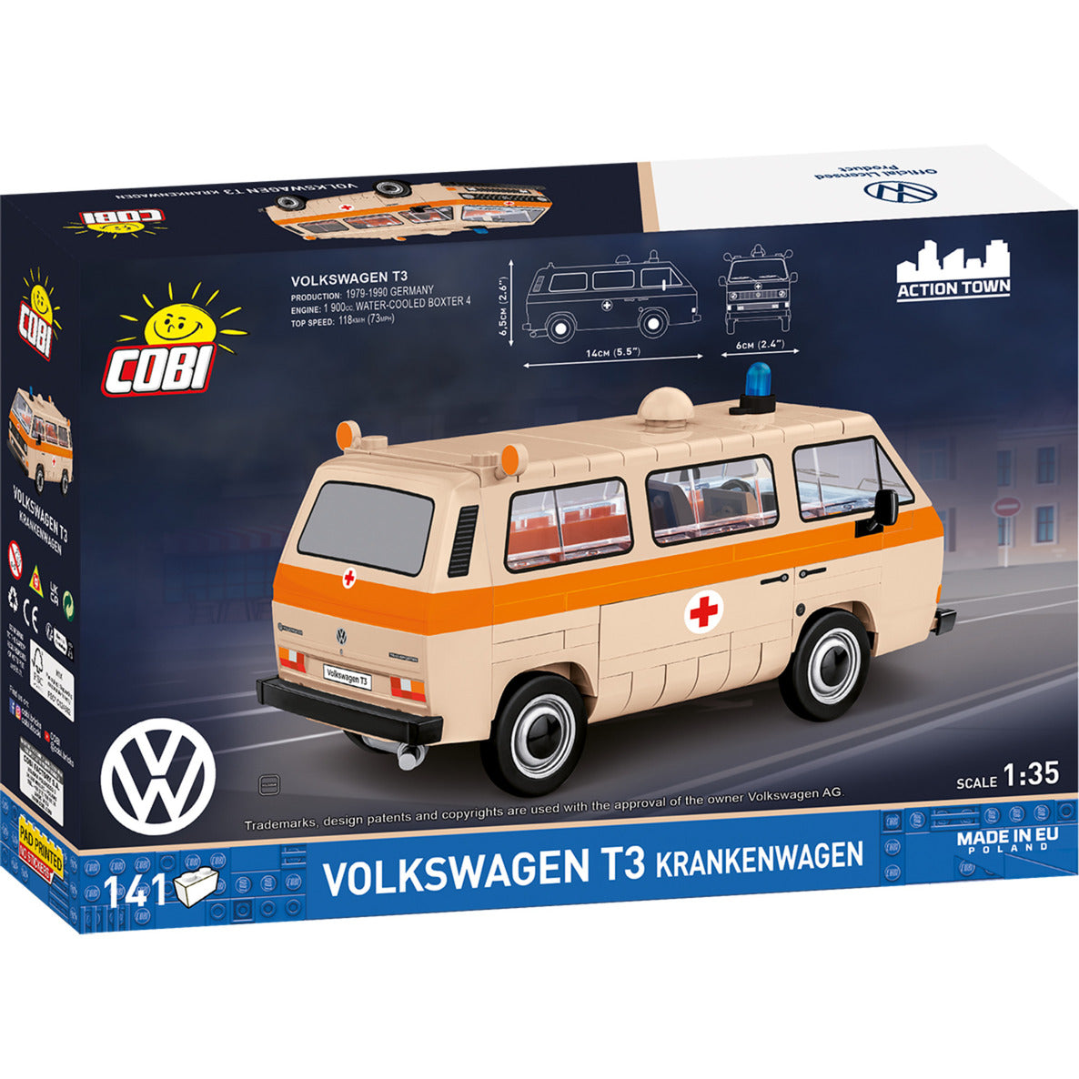 Volkswagen T3 Krankenwagen, Konstruktionsspielzeug