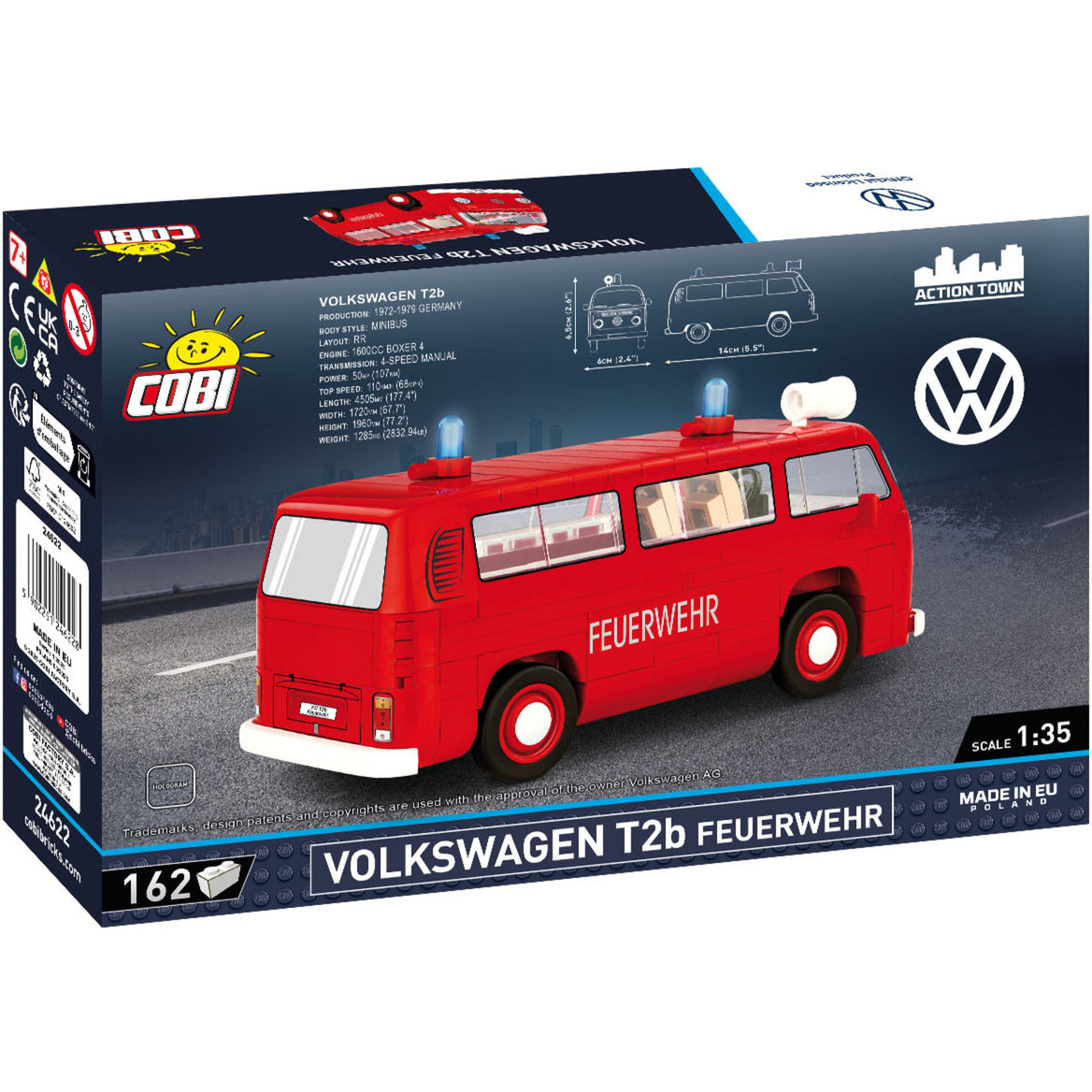Volkswagen T2b Feuerwehr, Konstruktionsspielzeug