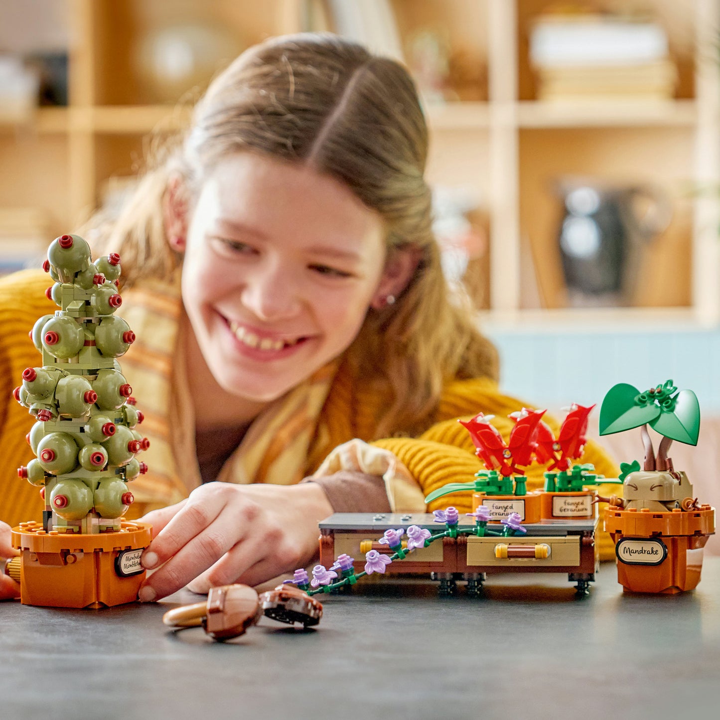 76474 Harry Potter Schloss Hogwarts: Kräuterkunde-Pflanzen, Konstruktionsspielzeug