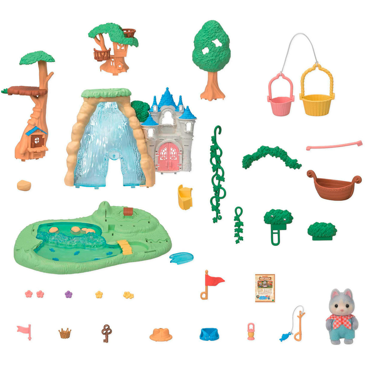 Sylvanian Families - Abenteuerspielplatz Wasserfall, Konstruktionsspielzeug