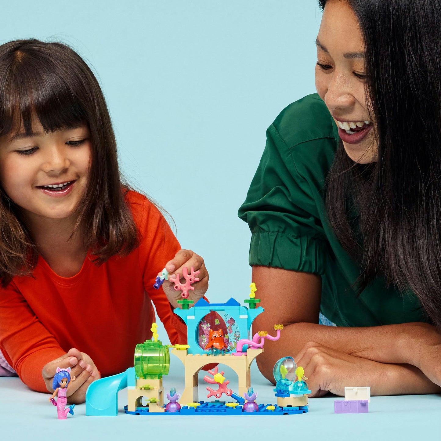 11204 Gabby´s Dollhouse Gabbys Aquarium Abenteuer, Konstruktionsspielzeug