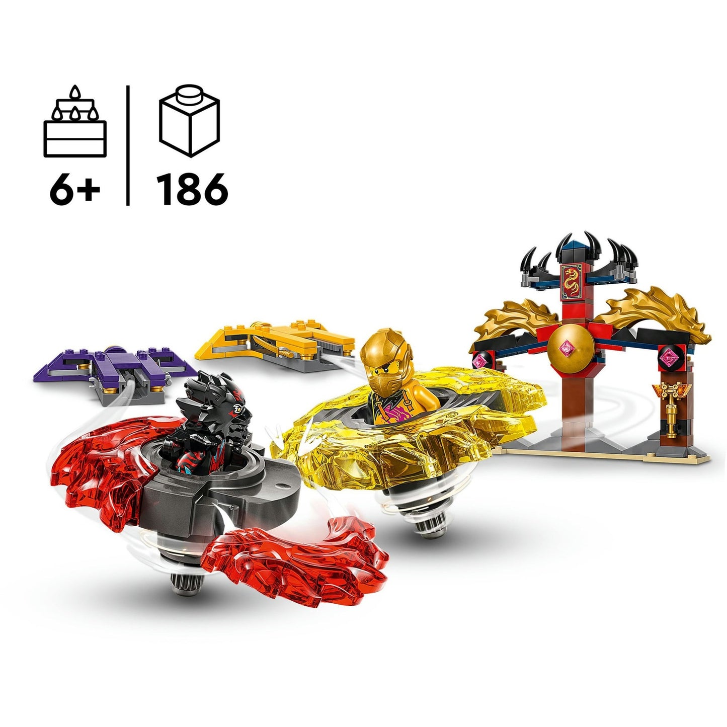71826 LEGO Ninjago Drachen-Spinjitzu Battle Pack, Konstruktionsspielzeug