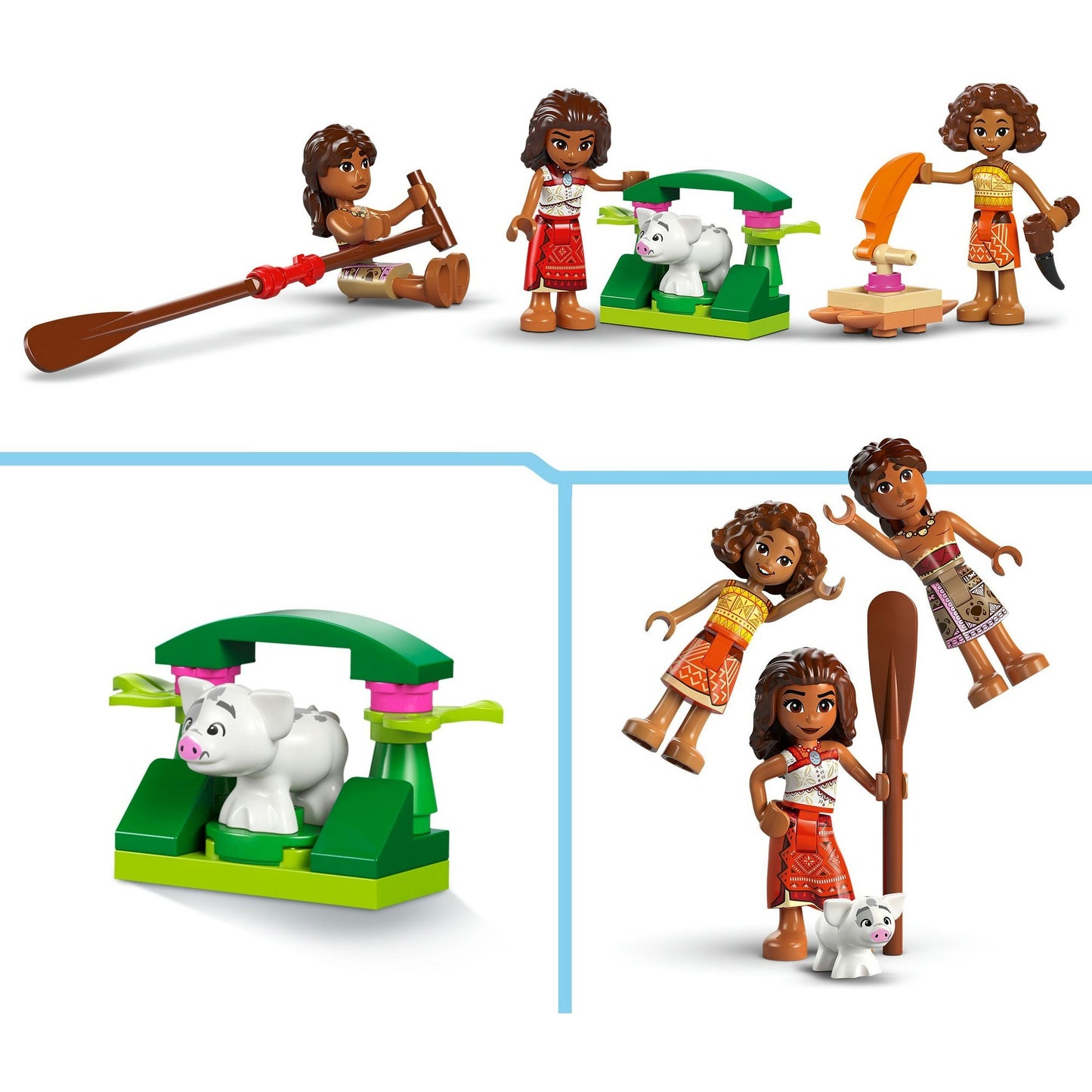 43270 Disney Princess Vaianas Abenteuerfloss, Konstruktionsspielzeug