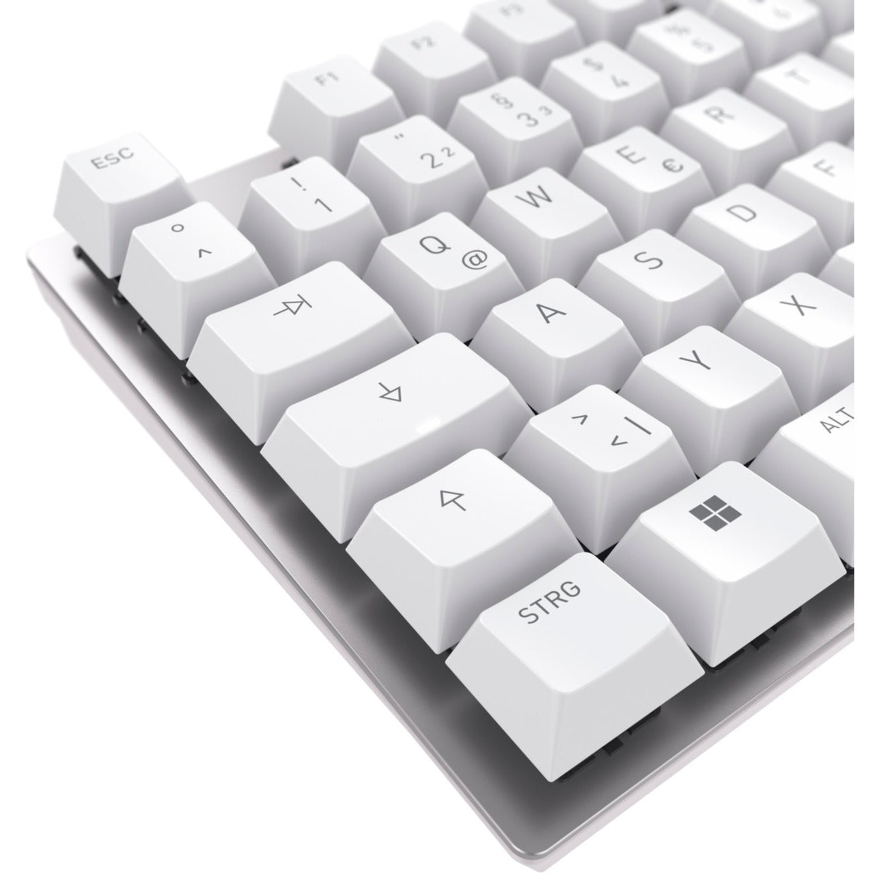 Cherry KC 200 MX (weiss/silber, DE-Layout, Cherry MX2A Silent Red)