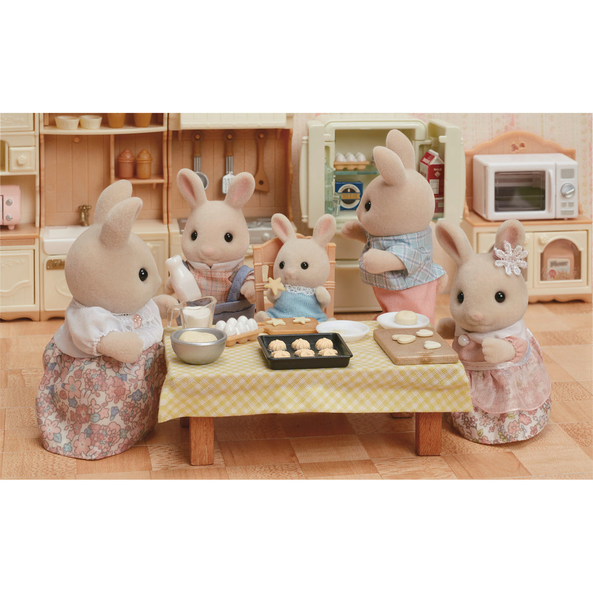 Sylvanian Families - Milchhasen Familie, Konstruktionsspielzeug