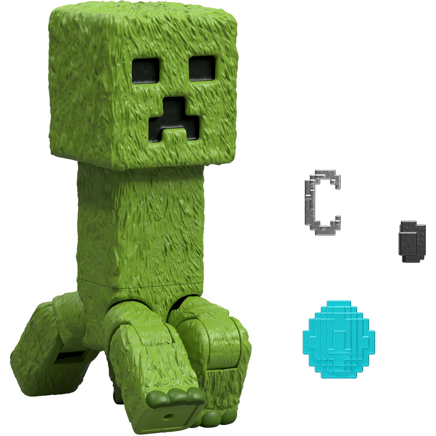 Minecraft Movie Creeper Actionfigur und Zubehör, Spielfigur