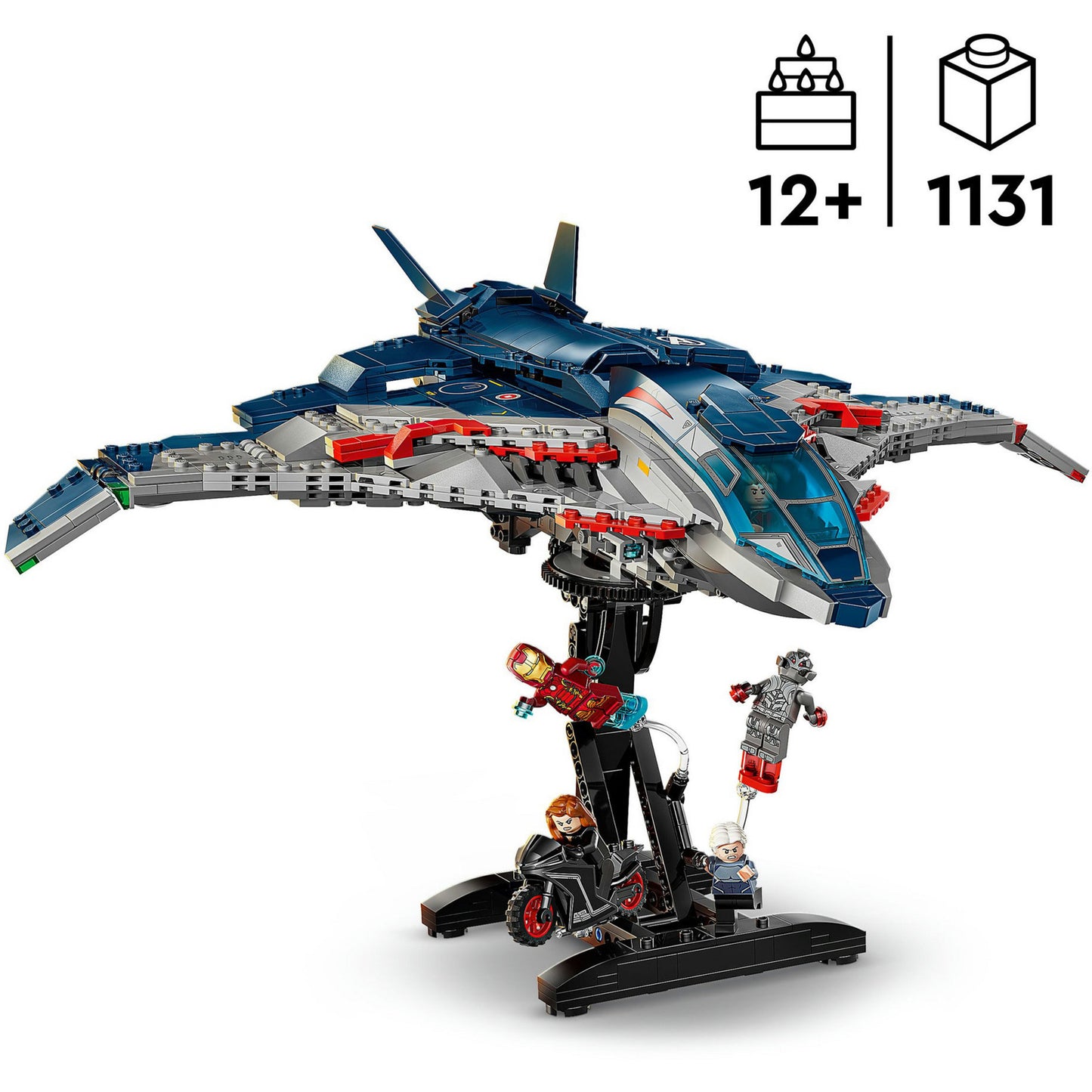 76325 Marvel Super Heroes Avengers: Age of Ultron Quinjet, Konstruktionsspielzeug