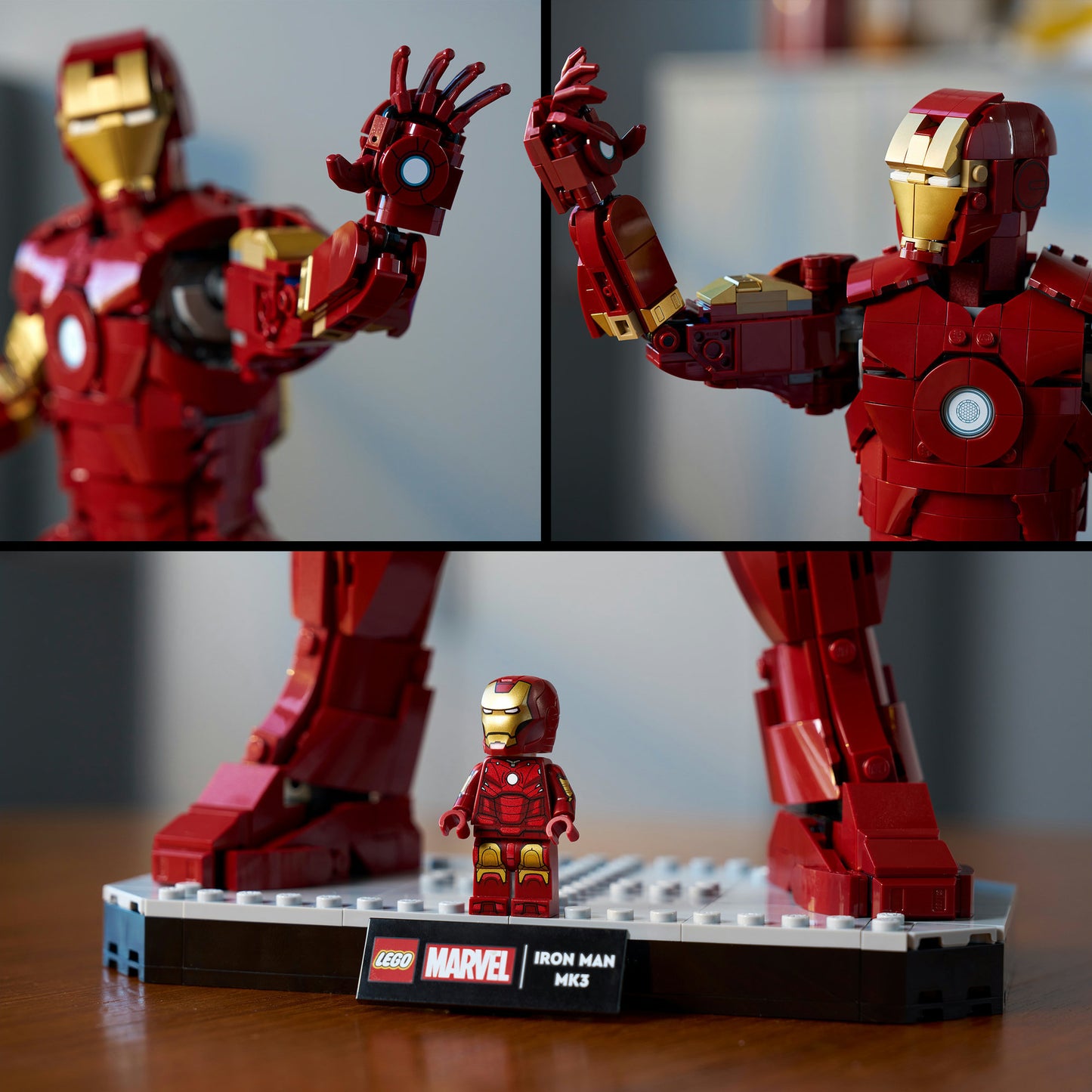 76344 Marvel Super Heroes Iron Man Mark 3 Sammleredition, Konstruktionsspielzeug