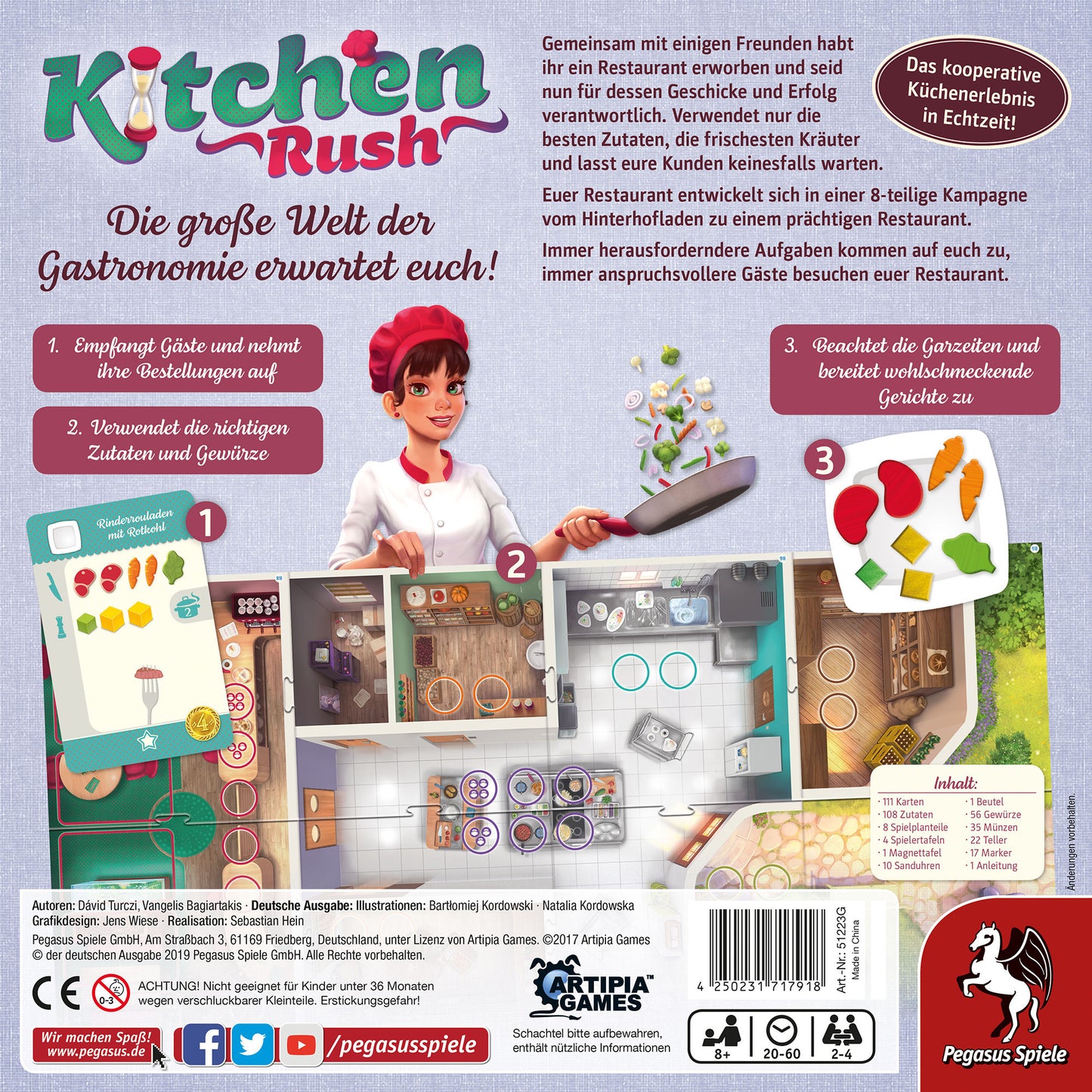 Kitchen Rush, Brettspiel
