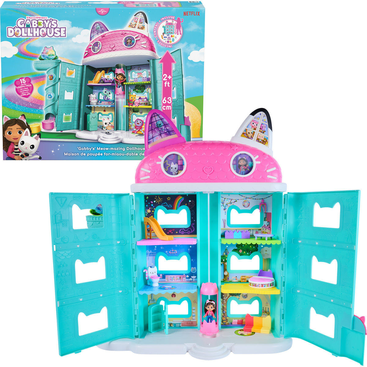Gabby's Dollhouse - Katz-tastisches Puppenhaus 2026, Spielgebäude