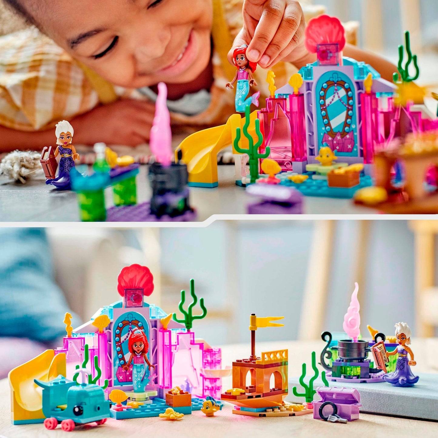 LEGO 43254 Disney Princess Arielles Kristallhöhle, Konstruktionsspielzeug