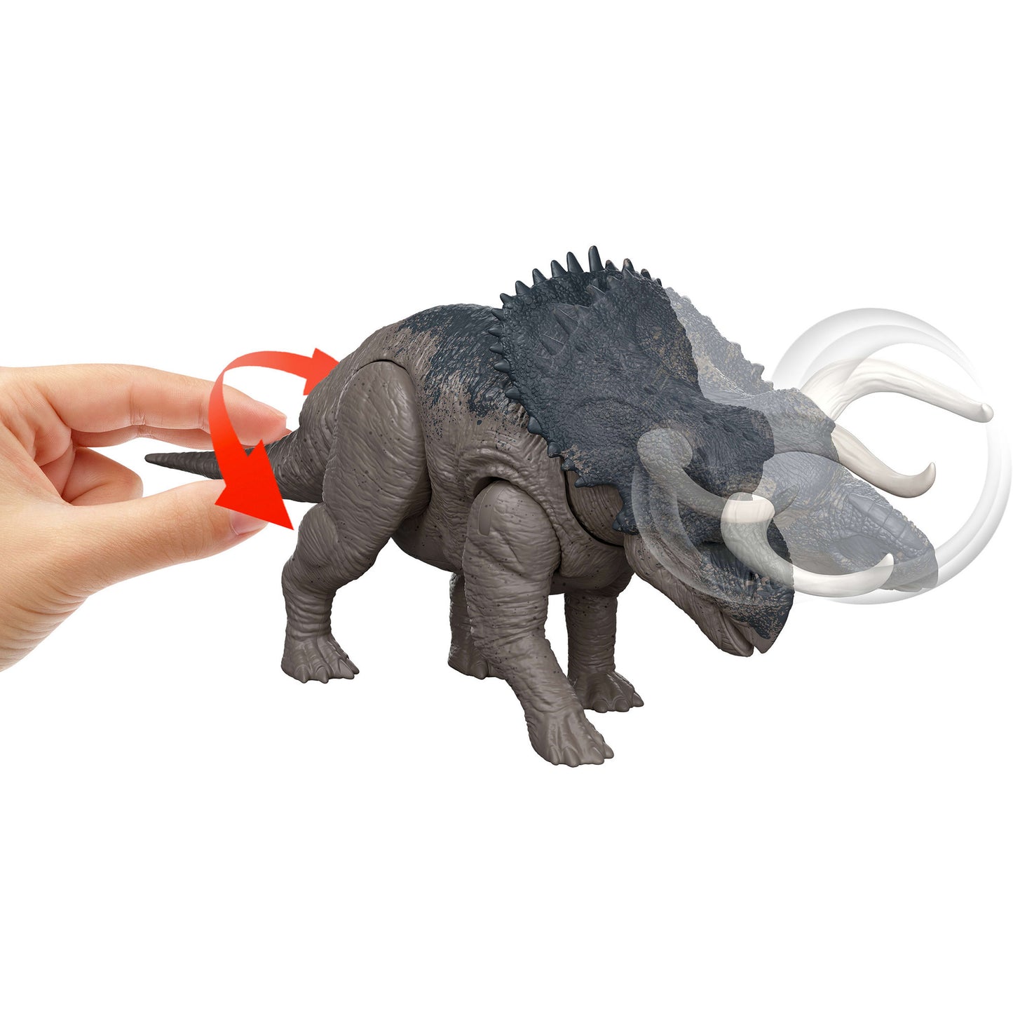 Jurassic World Wild Roar Nasutoceratops, Spielfigur