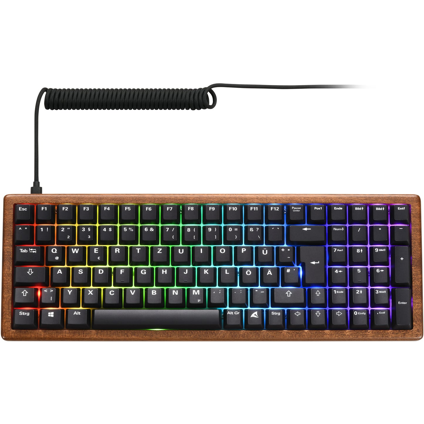 SKILLER SGK50 S2 Wood PBT, Gaming-Tastatur