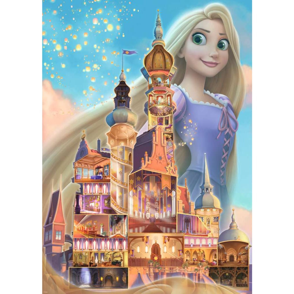 Ravensburger Puzzle Disney Castles: Rapunzel (1000 Teile)