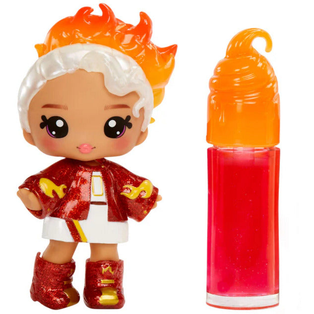 Yummiland Lip Gloss Doll Serie 2 - Amber Cinnamon, Puppe