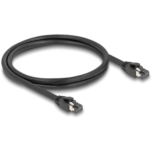 DeLOCK Netzwerkkabel RJ-45 Cat.8.1 S/FTP, bis 40 Gbps (schwarz, 1 Meter)