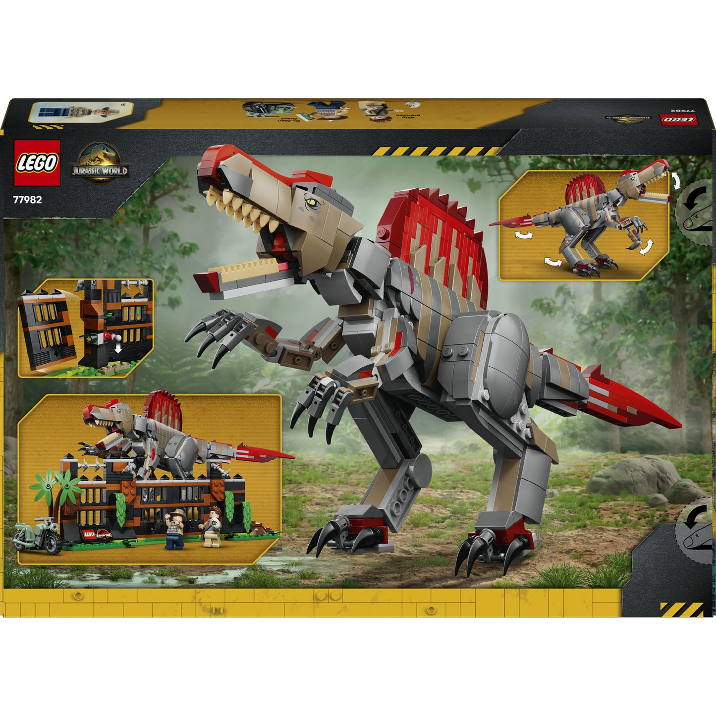 77982 Jurassic World Flucht des Spinosaurus, Konstruktionsspielzeug