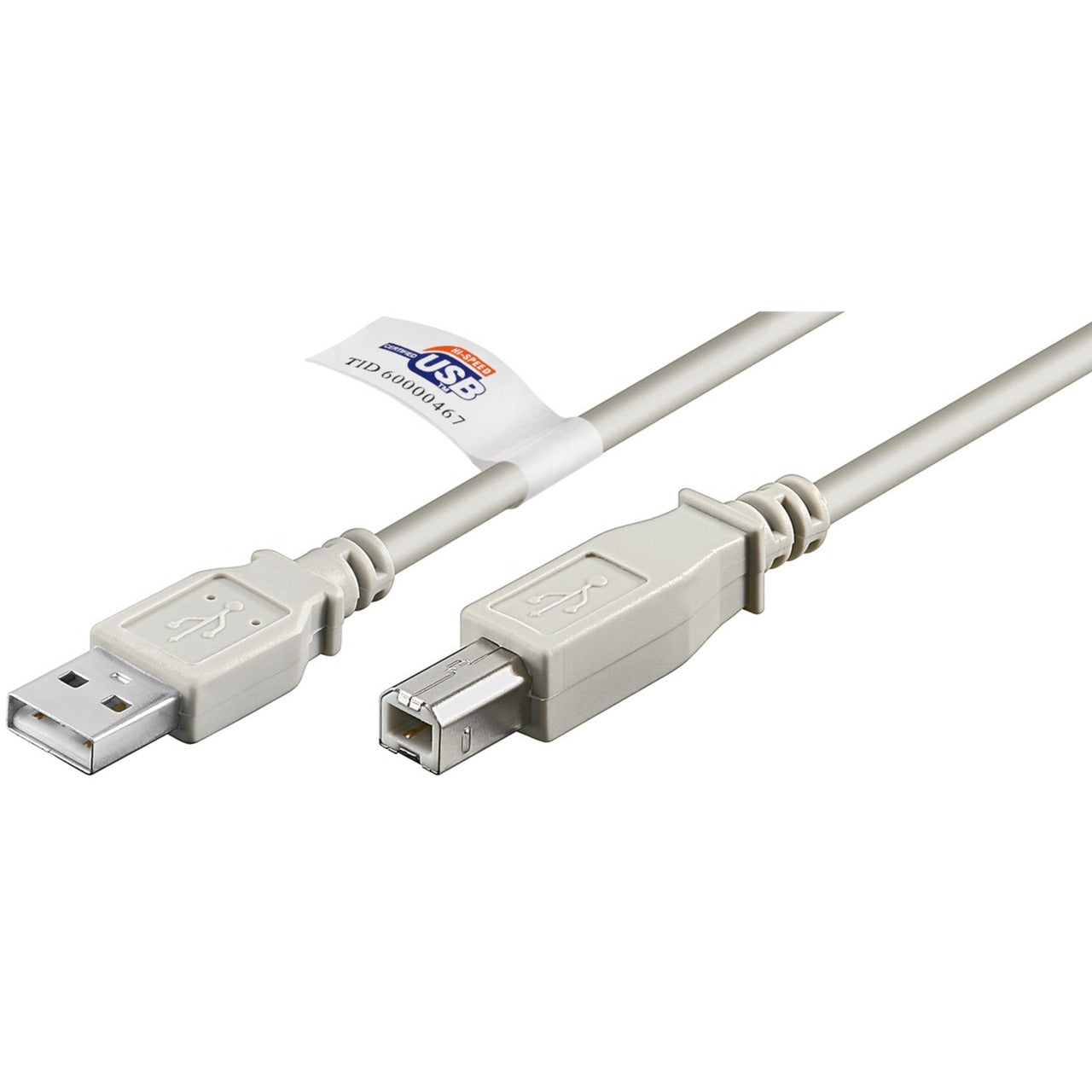 Goobay USB 2.0 Kabel, USB-A Stecker > USB-B Stecker (grau, 5 Meter)