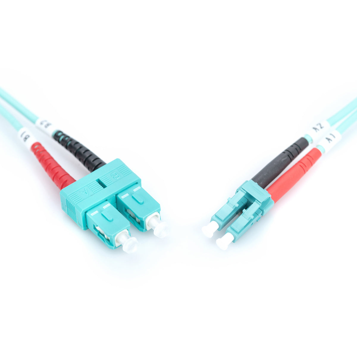 LWL Patchkabel, Duplex, LC > SC Stecker, Multimode OM3