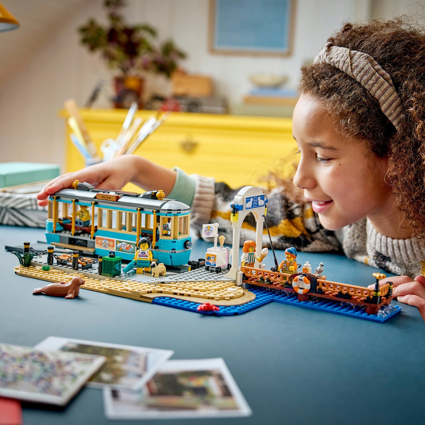 60506 City Klassische Strandstrassenbahn, Konstruktionsspielzeug