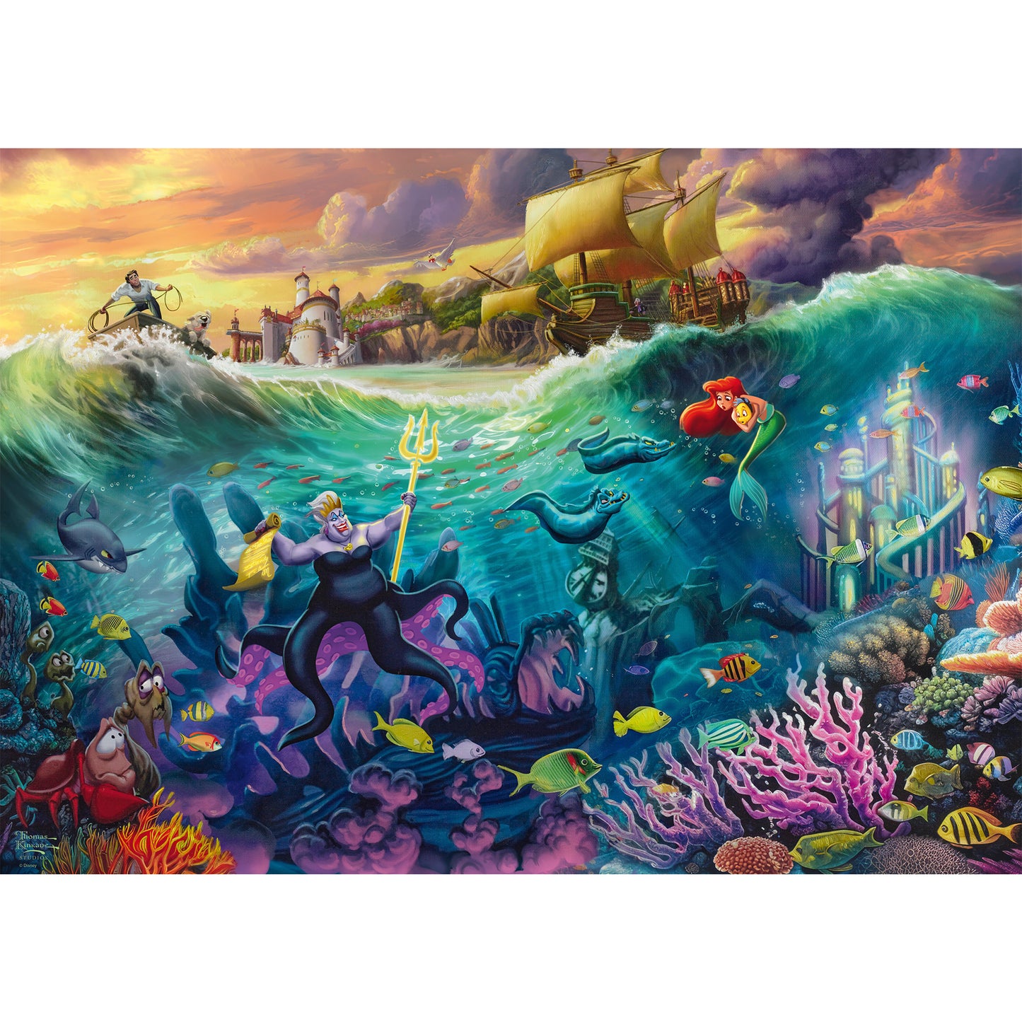 Thomas Kinkade Studios: Disney - Ursula, Puzzle