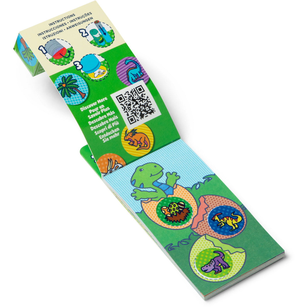 Melissa & Doug - Sticker WOW! Nachfüllset Dinosaurier, Basteln