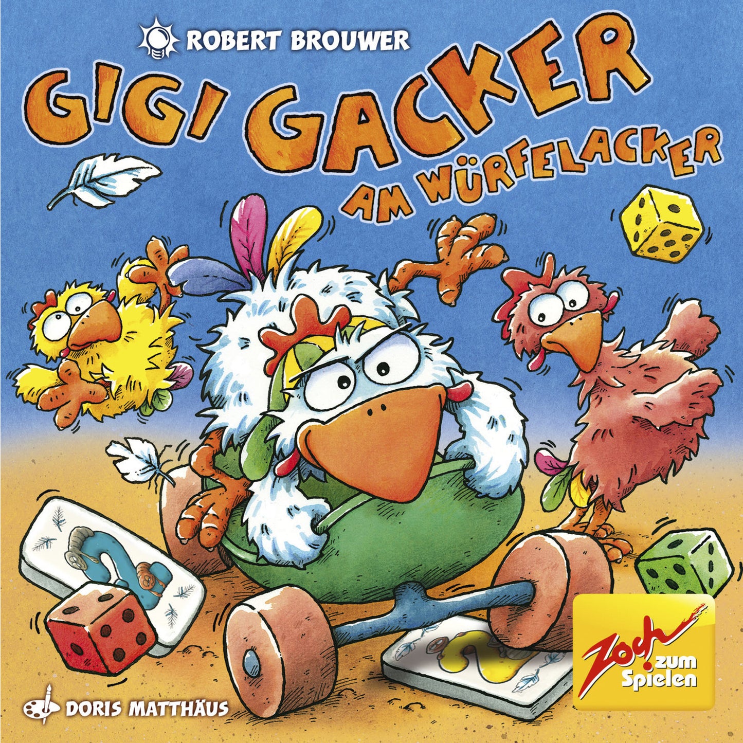 Gigi Gacker am Würfelacker, Brettspiel
