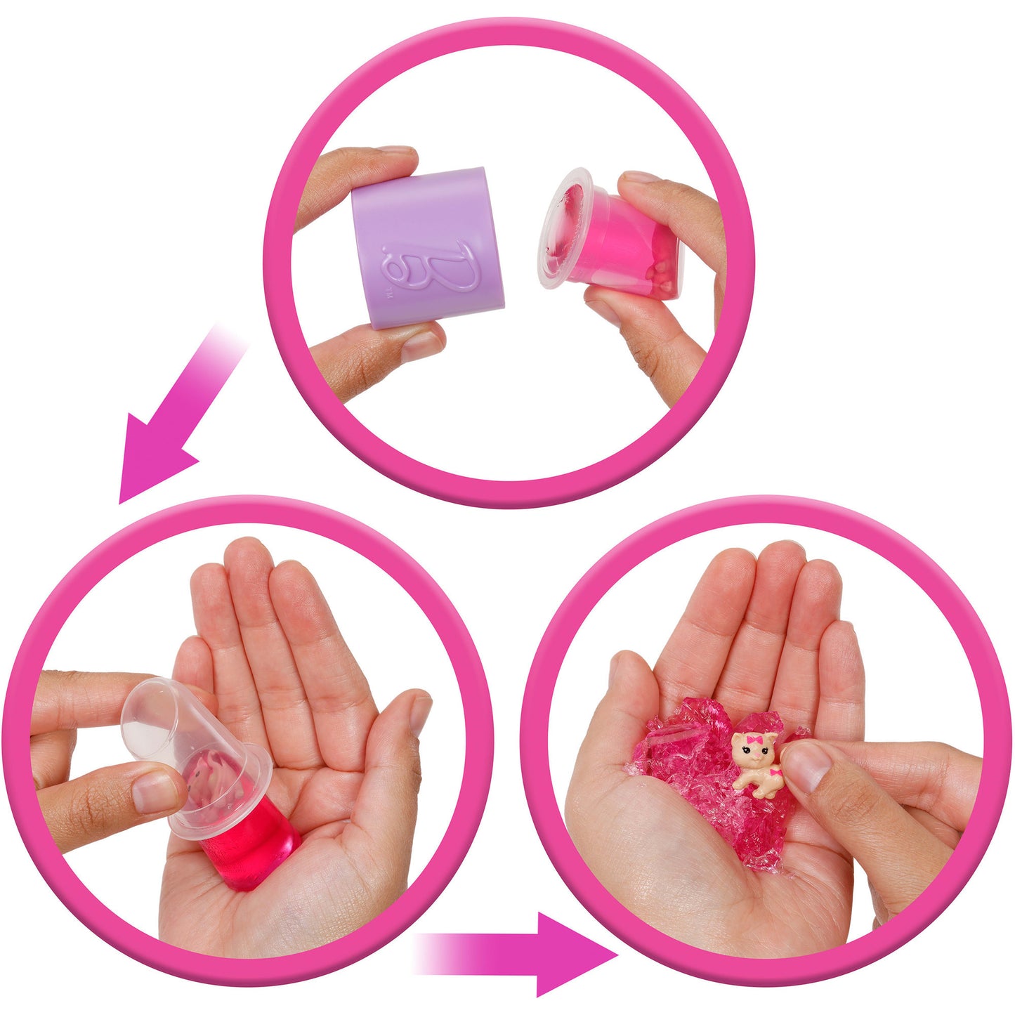 Barbie Party Unboxed Barbie Glam Party Serie - pinke Puppe
