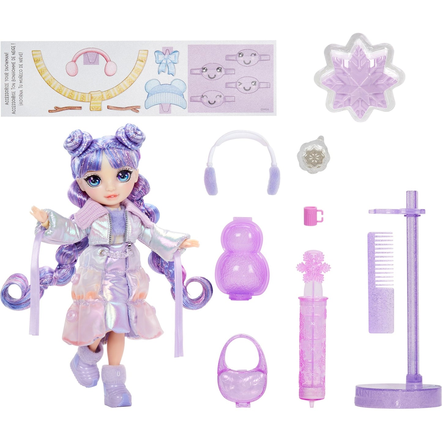 MGA Entertainment Rainbow High Winter Wonderland Doll - Violet (Purple)