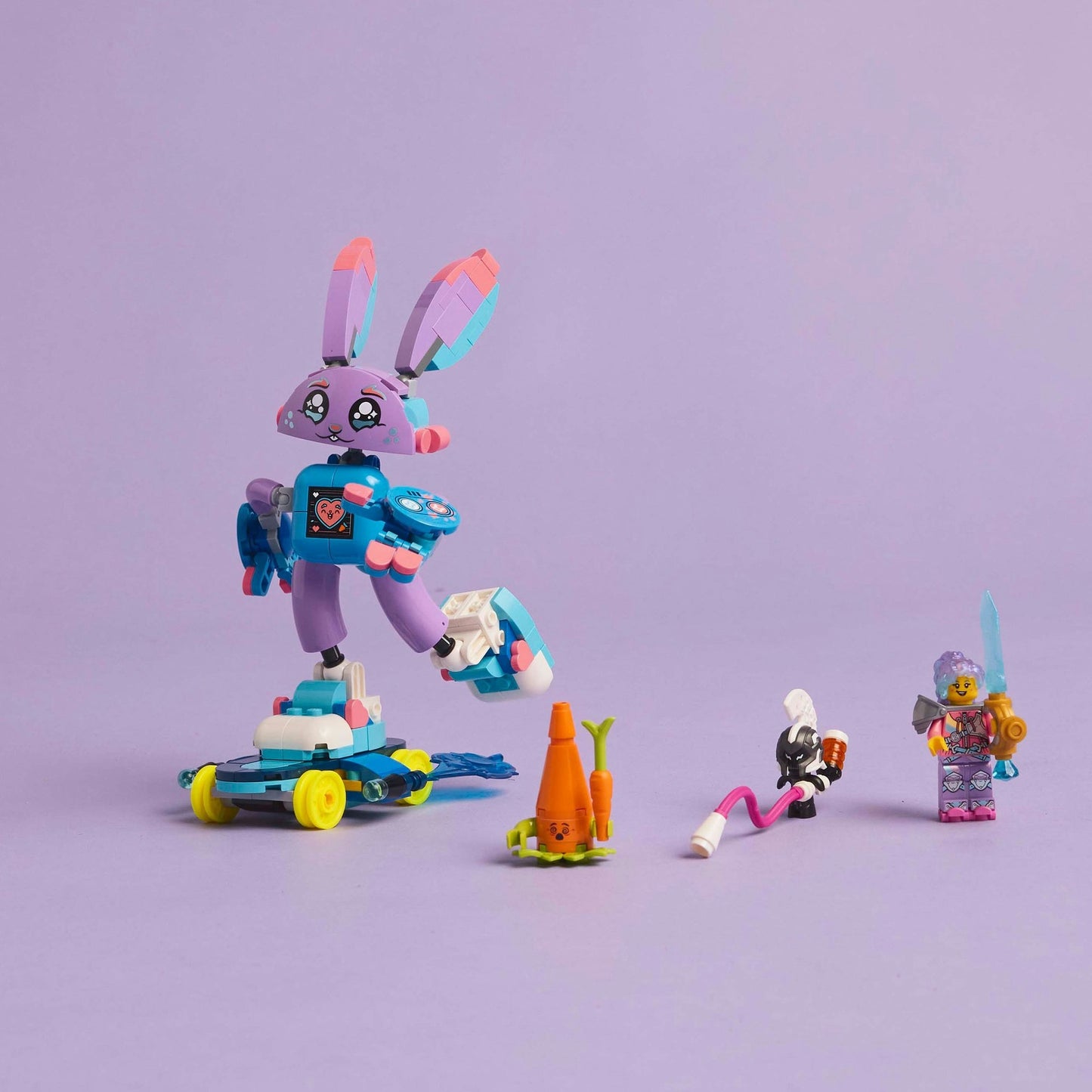 71490 DREAMZzz Izzie und Bunchurro der Gaming-Hase, Konstruktionsspielzeug