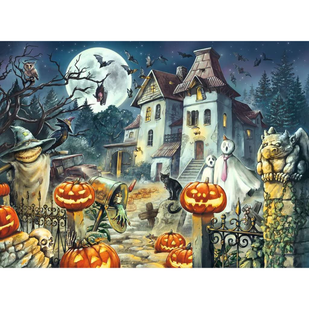 Ravensburger Kinderpuzzle Das Halloweenhaus (300 Teile)