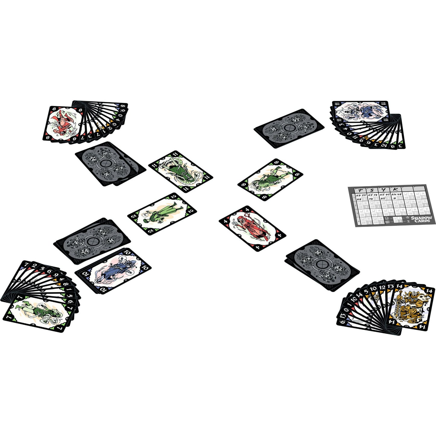 Amigo Shadow Cards, Kartenspiel
