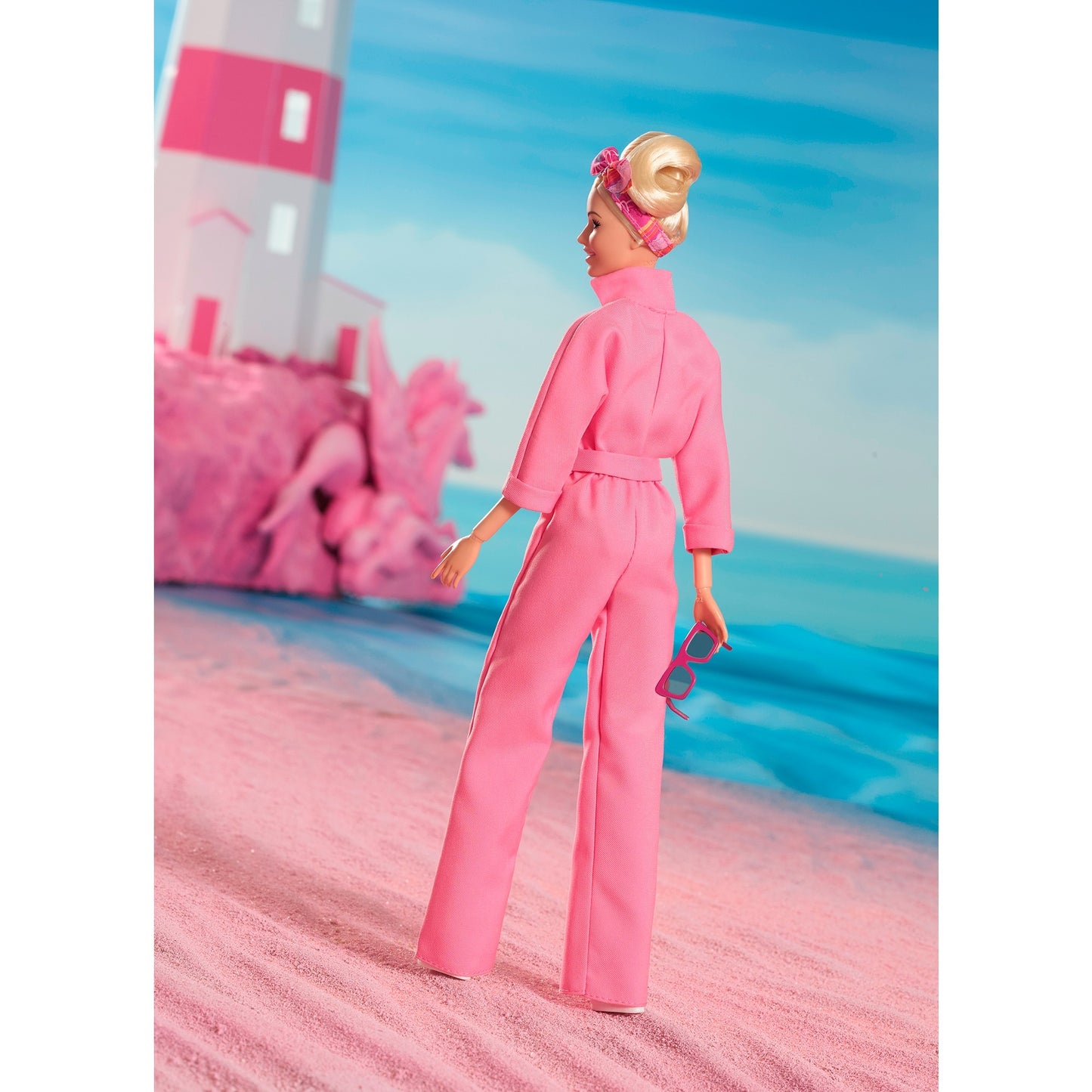 Mattel Barbie The Movie - Margot Robbie als Barbie: Puppe im rosa Jumpsuit