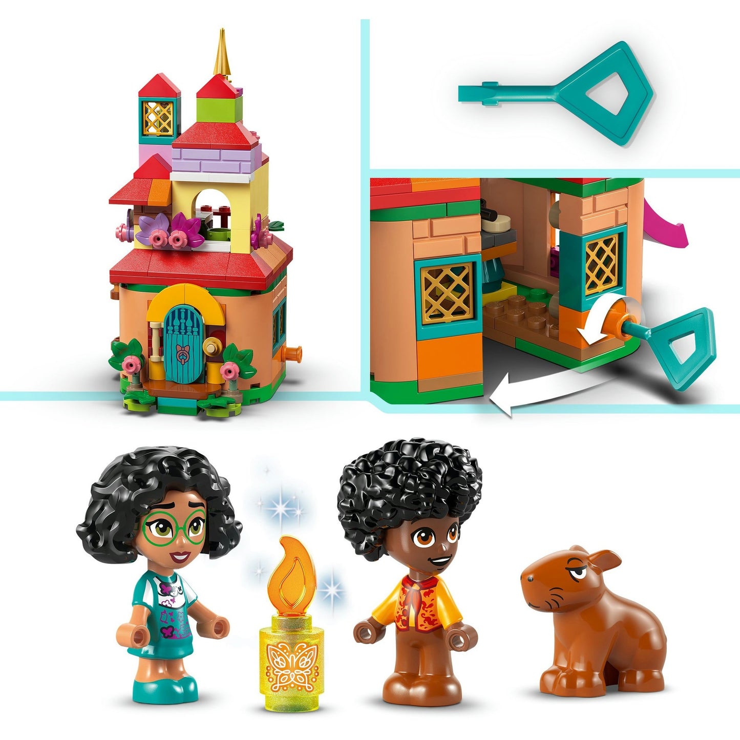 43261 Disney Classic Encanto Mini-Haus, Konstruktionsspielzeug