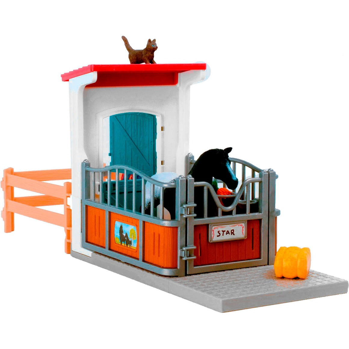 Schleich Horse Club Pferdebox mit Stute und Fohlen