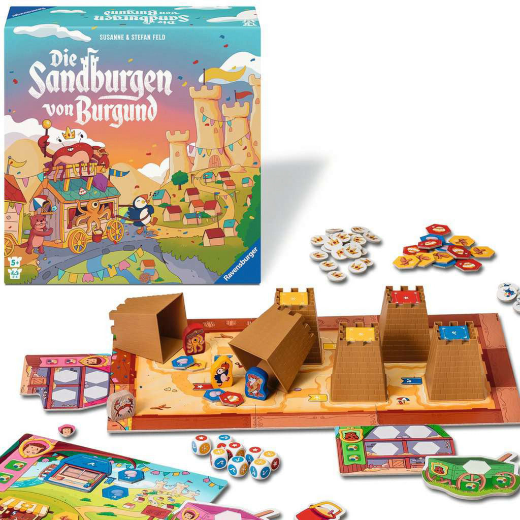Die Sandburgen von Burgund, Brettspiel