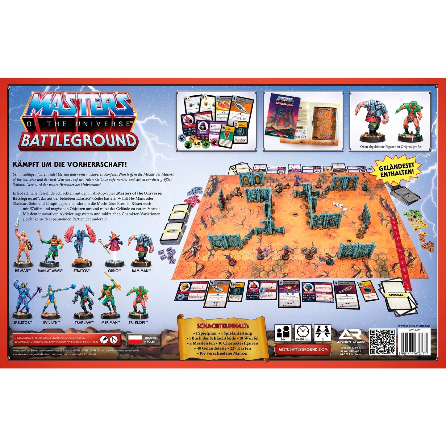 Asmodee Masters of the Universe: Battleground, Brettspiel