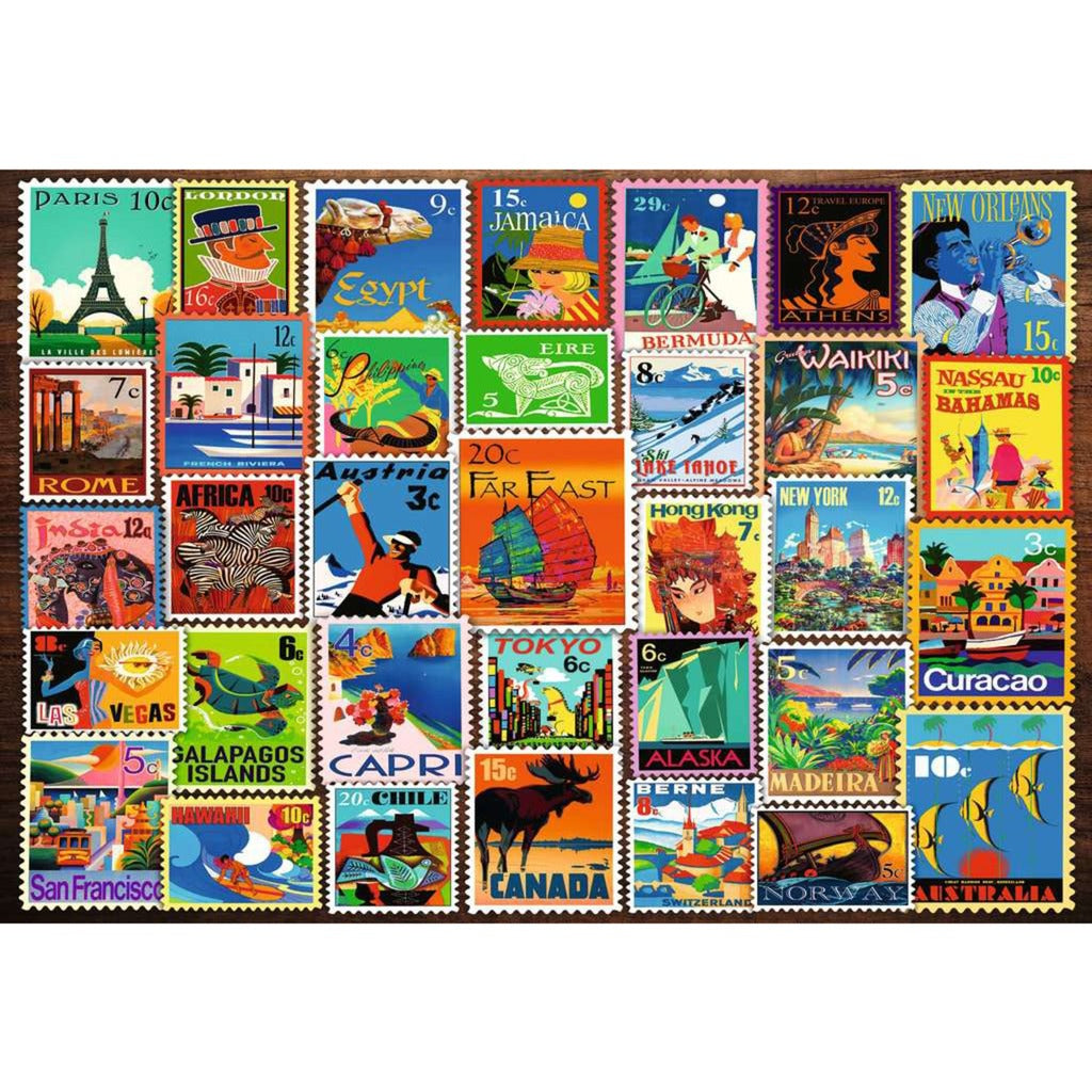 Feel Well & Puzzle - Briefmarken