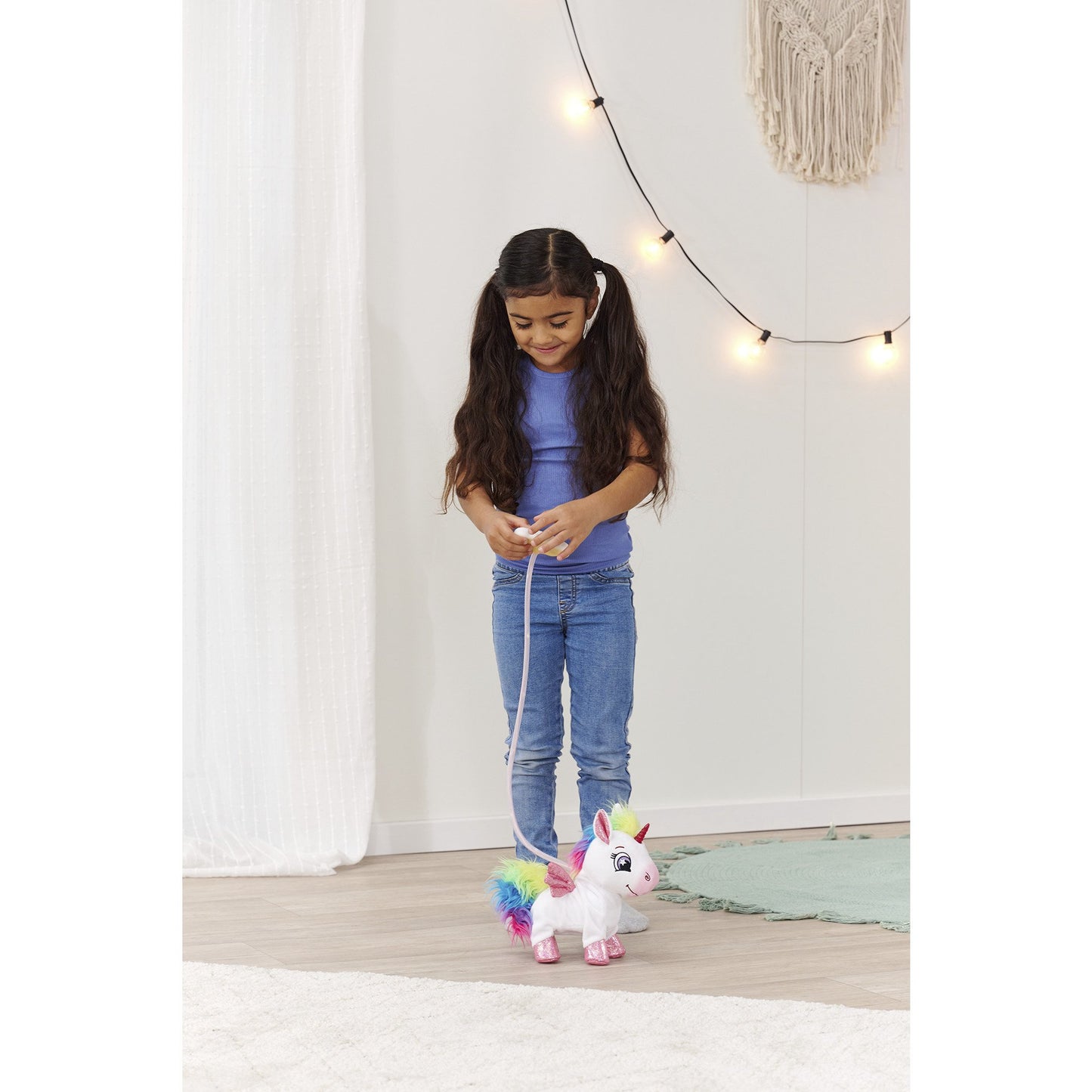 PetZoo - Rainbow Unicorn, Kuscheltier