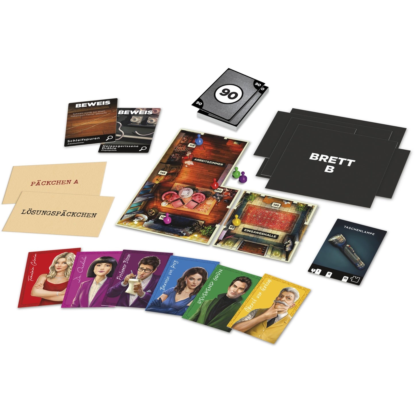 Hasbro Cluedo Verrat in der Villa, Brettspiel