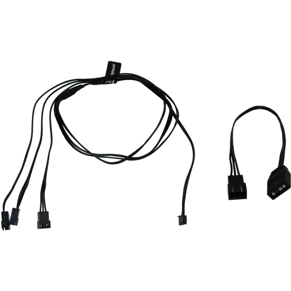 Alphacool Digital RGB LED Y-Kabel 3-fach mit JST Stecker (schwarz, 60cm)